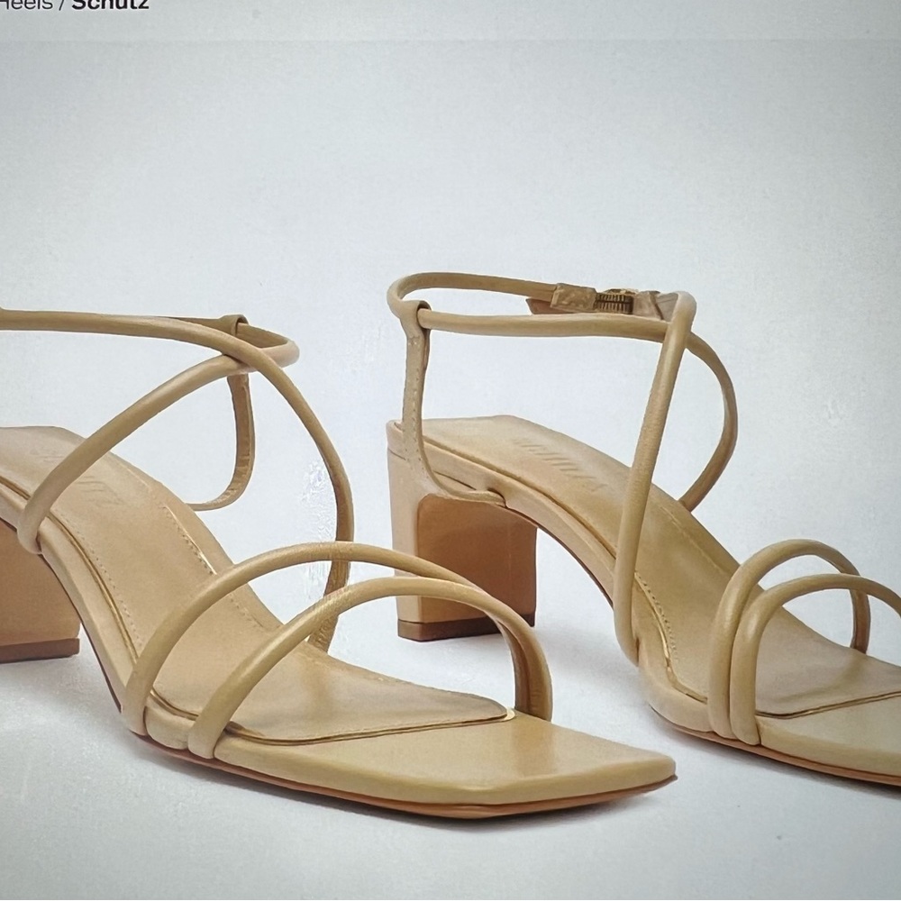 Brand new Schutz strappy sandals. Leather. Purchased 12/23 - new in box unused